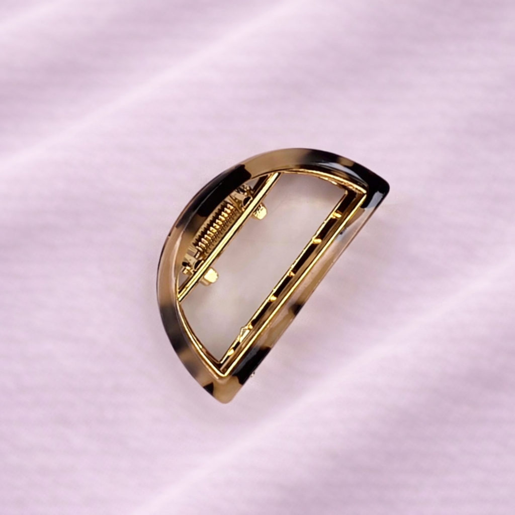 Skřipec do vlasů MINYA želvovinový4